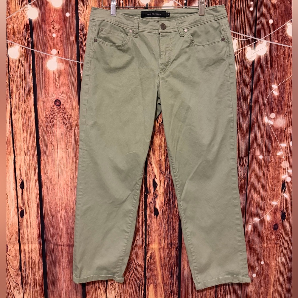 Calvin Klein Jeans Light Green Trousers